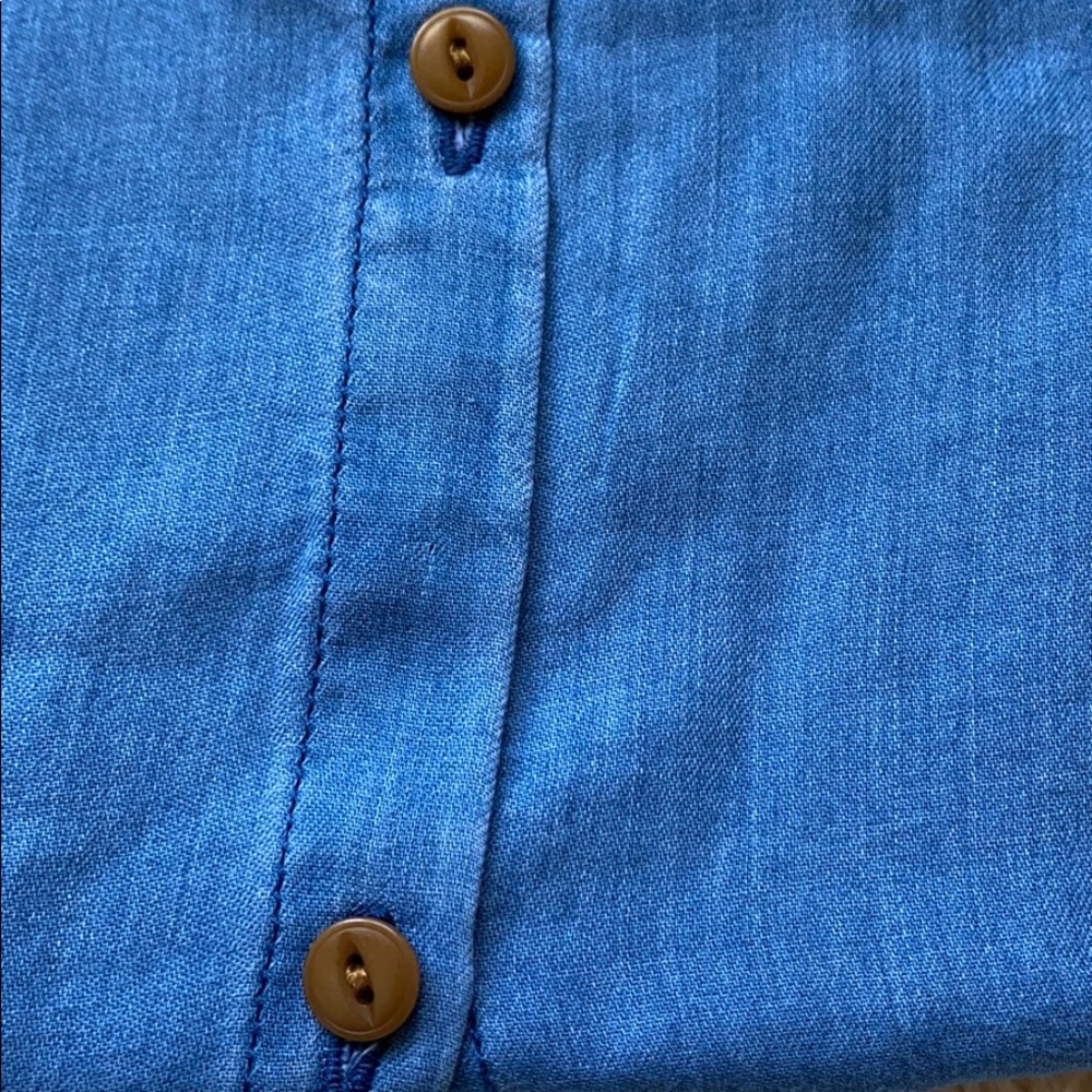 Madewell Central Shirt in Bright Indigo Size Small and XS - Picture 7 of 11